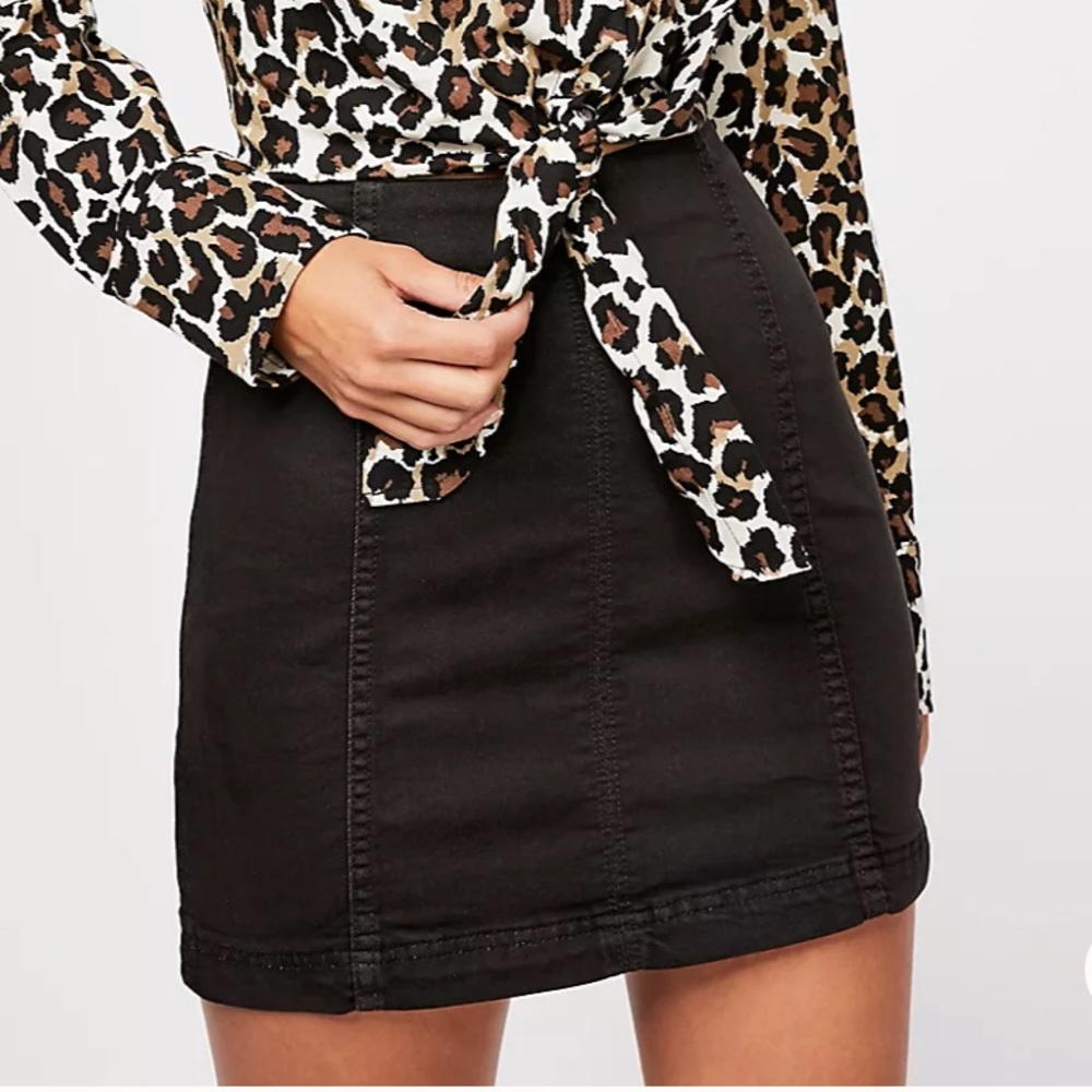 Free People: Modern femme denim mini